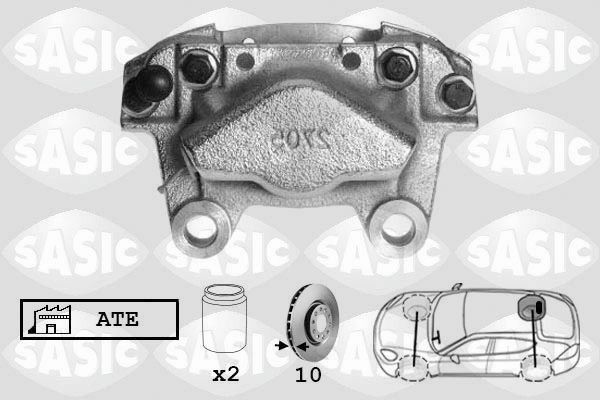 SASIC SCA6107: Pidurisadul Tagasild paremal