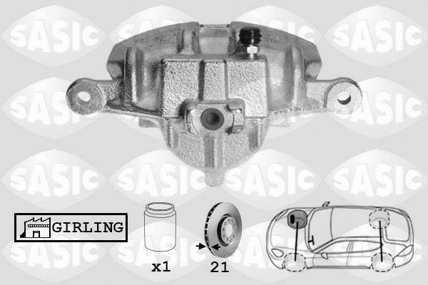 SASIC SCA6129: Pidurisadul esisild paremal