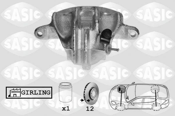 SASIC SCA6193: Pidurisadul esisild paremal