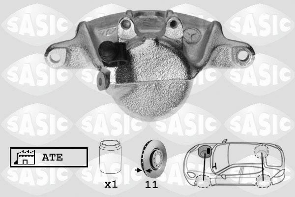 SASIC SCA6251: Pidurisadul esisild paremal