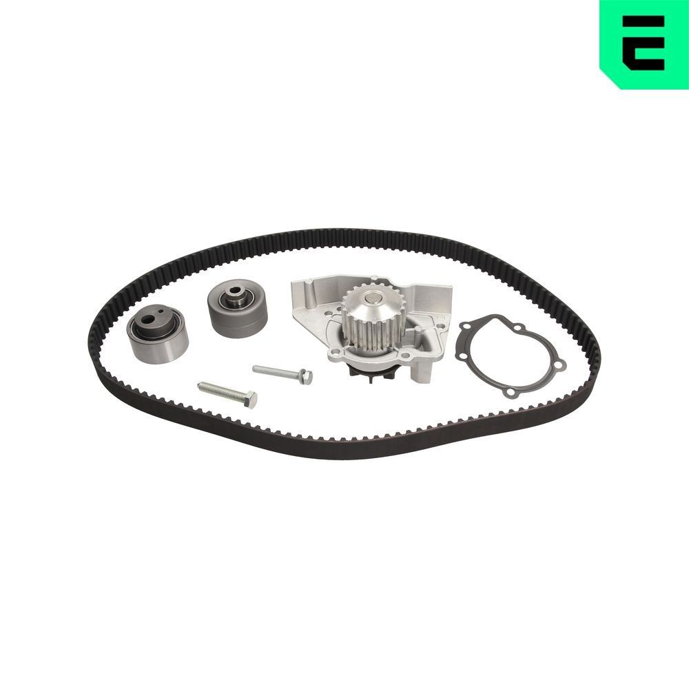 OPTIMAL SK-1082AQ2: Pompă apă + kit distribuție dinti: 136, Latime: 25mm, cu pompa apa
