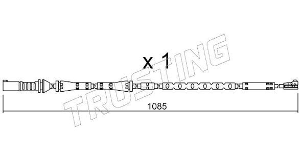 TRUSTING SU.284: Sensore di usura delle pastiglie freni