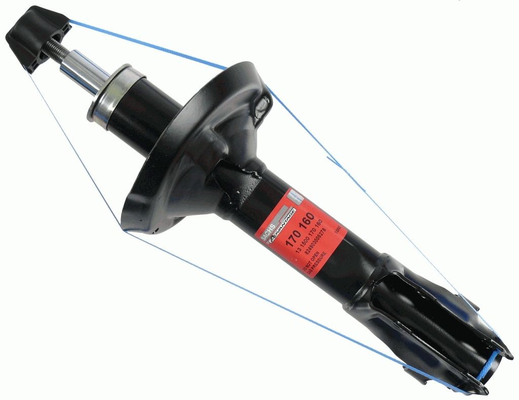 SACHS 170 160: Amort Gaasirõhk, Vedruamort