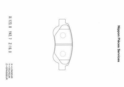 NPS T360A26: Piduriklotsid Esisild