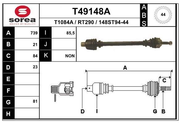 EAI T49148A: Planetara 739mm