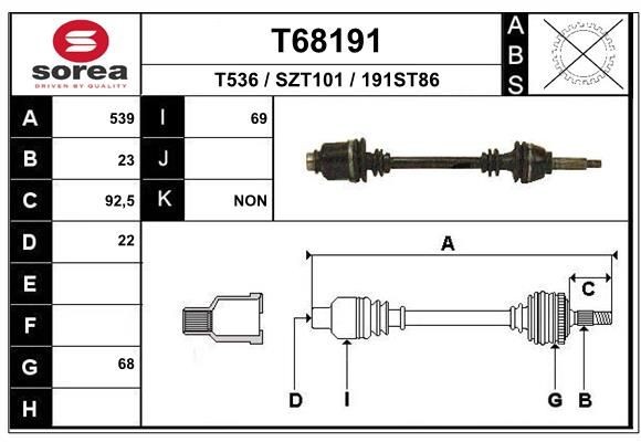 EAI T68191: Planetara 539mm