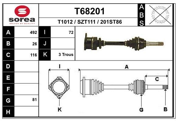 EAI T68201: Planetara 492mm