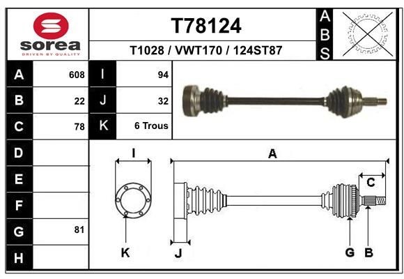 EAI T78124: Planetara 608mm