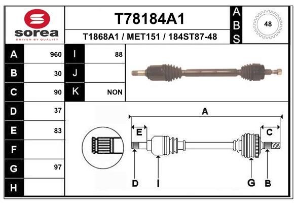 EAI T78184A1: Planetara 960mm