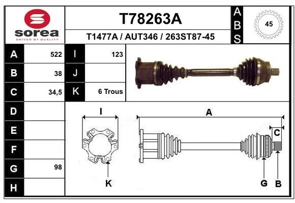 EAI T78263A: Planetara 522mm