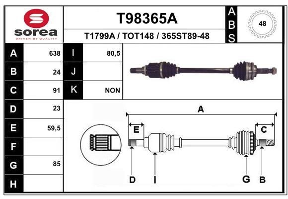 EAI T98365A: Planetara 638mm