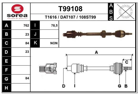 EAI T99108: Pusašis 762mm