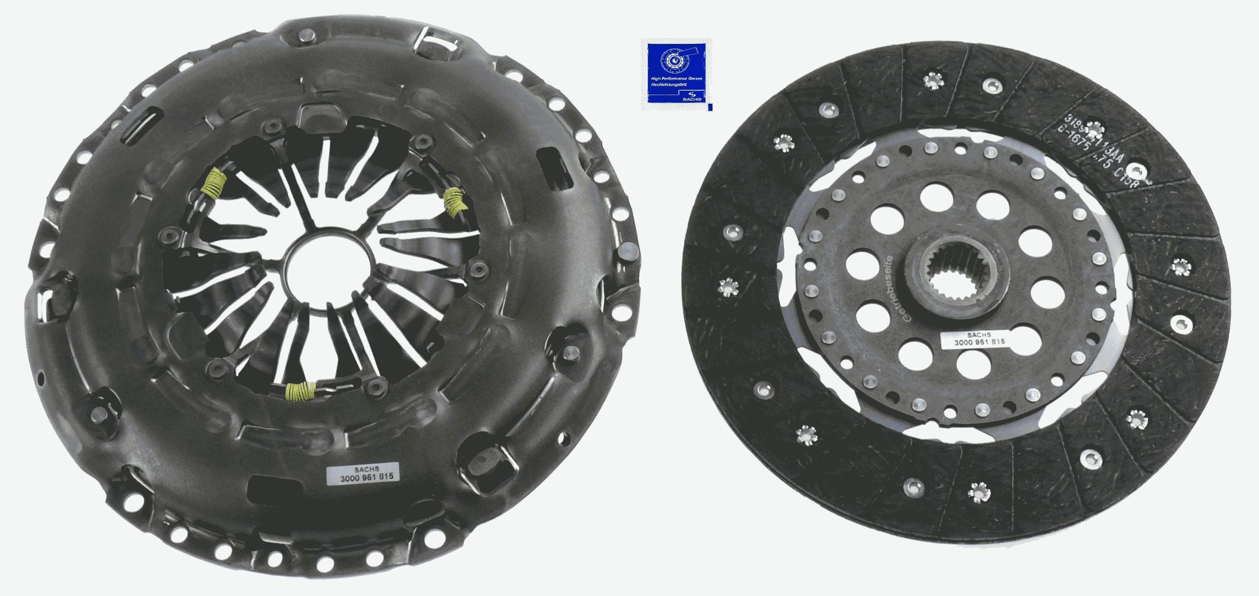 SACHS 3000 951 815: Sidurikomplekt ilma survelaagrita XTend