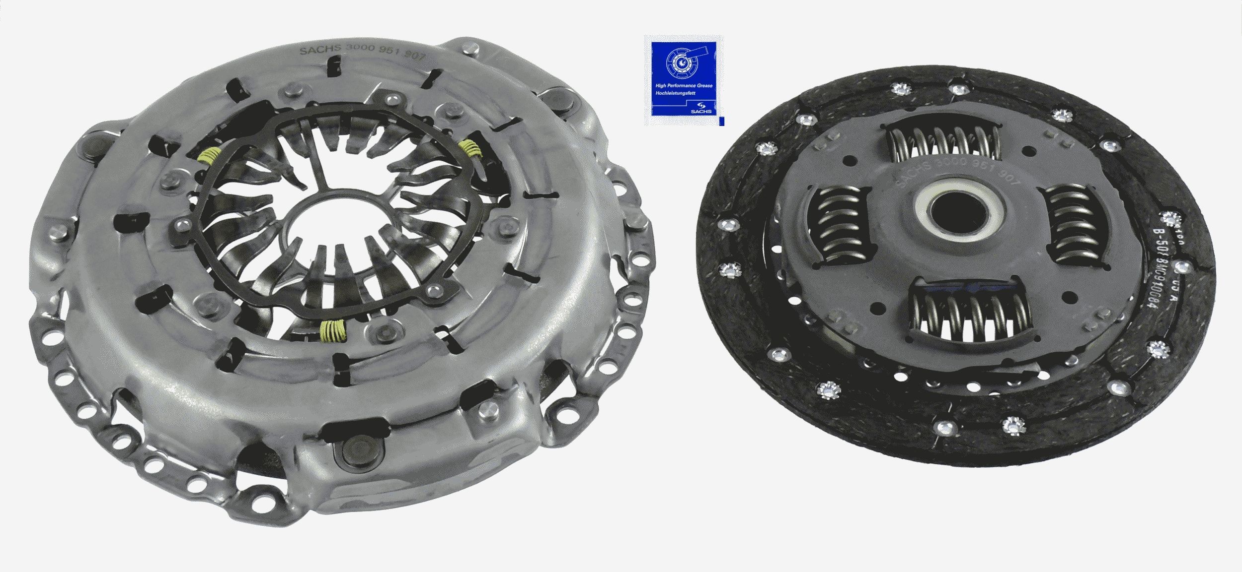 SACHS 3000 951 907: Sidurikomplekt ilma survelaagrita XTend