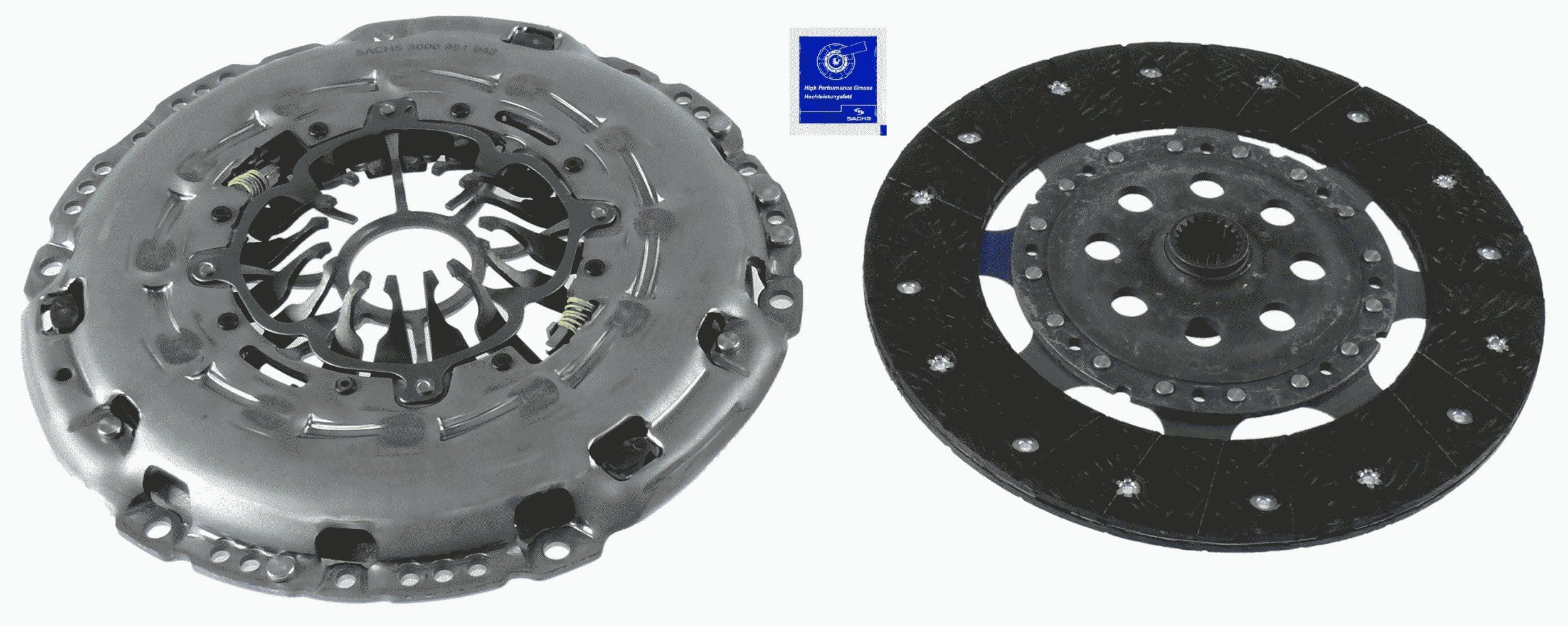 SACHS 3000 951 942: Kopplingssats utan utrampningslager XTend