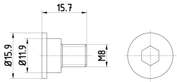 MINTEX TPM0003: Surub, disc frana