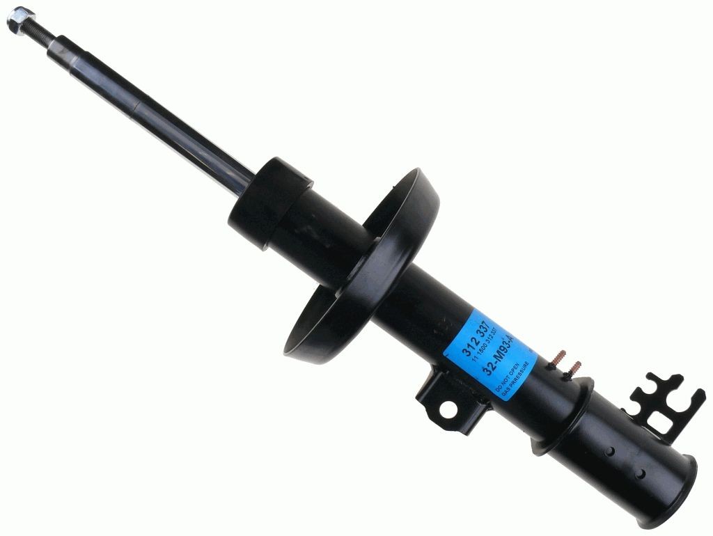 SACHS 312 337: Amortizor Axa fata stanga, presiune gas, Ansamblu amortizor-arc