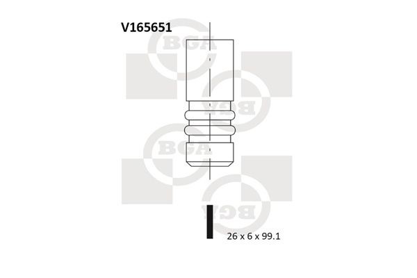 BGA V165651: Supapa evacuare