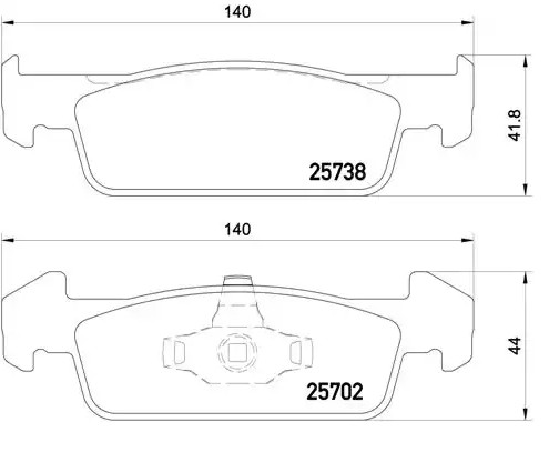 VAICO V21-0031: Piduriklotsid Esisild, Q+, original equipment manufacturer quality