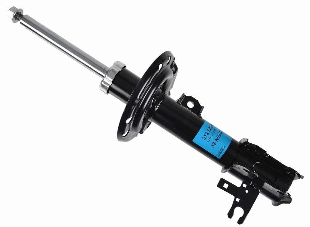 SACHS 312 609: Amort esisild vasakul, Gaasirõhk, Vedruamort