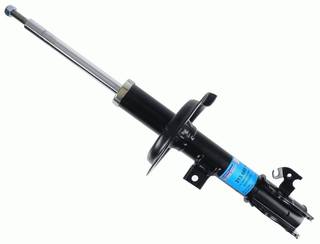 SACHS 313 660: Amort esisild vasakul, Gaasirõhk, Vedruamort