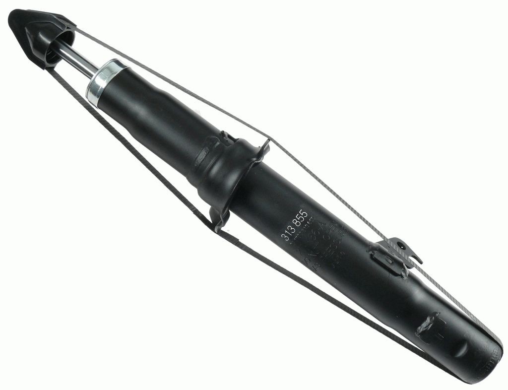 SACHS 313 855: Amort esisild vasakul, Gaasirõhk, Teleskoop-amort