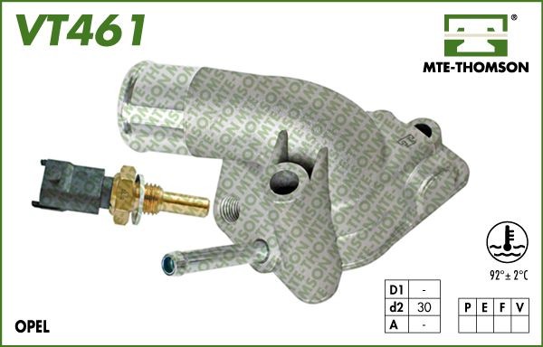 MTE-THOMSON VT461.92: Termostaat, Jahutusvedelik 92°C, 34mm, 30mm