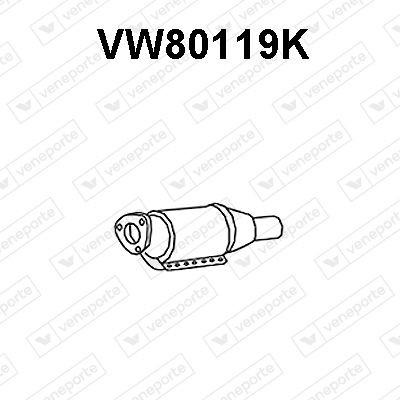 VENEPORTE VW80119K: Catalizator cu piese componente