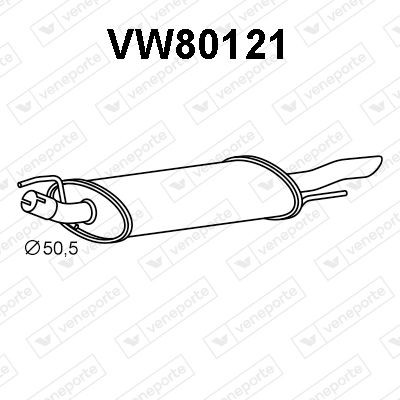 VENEPORTE VW80121: Toba esapament finala