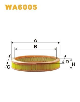 WIX FILTERS WA6005: Õhufilter