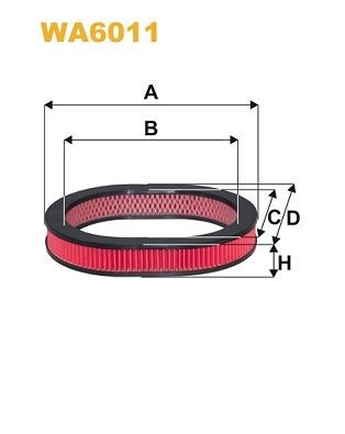 WIX FILTERS WA6011: Õhufilter