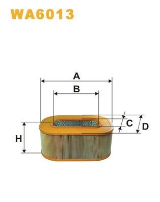 WIX FILTERS WA6013: Õhufilter