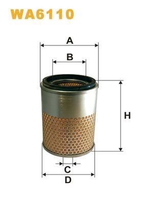 WIX FILTERS WA6029: Õhufilter