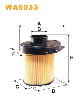 WIX FILTERS WA6033: Õhufilter