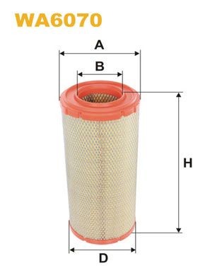 WIX FILTERS WA6070: Õhufilter