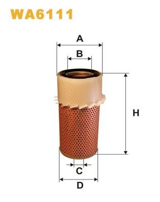 WIX FILTERS WA6111: Oro filtras