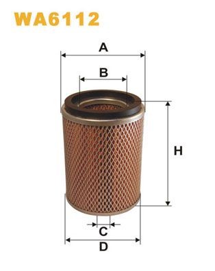 WIX FILTERS WA6112: Õhufilter