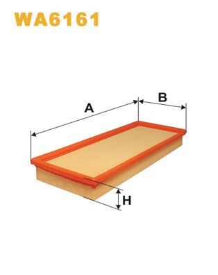 WIX FILTERS WA6161: Õhufilter