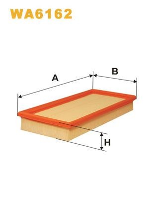WIX FILTERS WA6162: Õhufilter