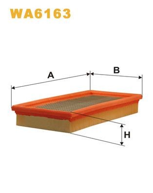 WIX FILTERS WA6163: Õhufilter