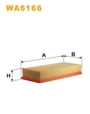 WIX FILTERS WA6166: Luftfilter