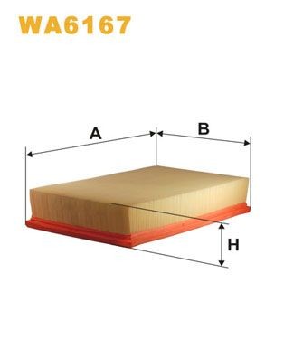 WIX FILTERS WA6167: Õhufilter