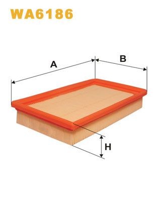 WIX FILTERS WA6186: Õhufilter