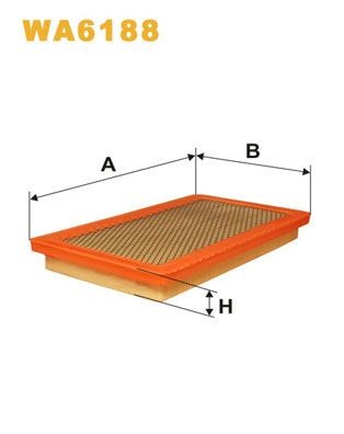 WIX FILTERS WA6188: Õhufilter