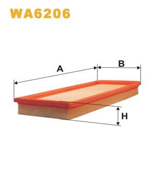 WIX FILTERS WA6206: Õhufilter