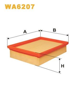 WIX FILTERS WA6207: Õhufilter