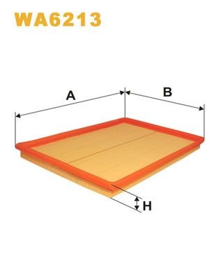 WIX FILTERS WA6213: Õhufilter