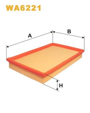 WIX FILTERS WA6221: Õhufilter