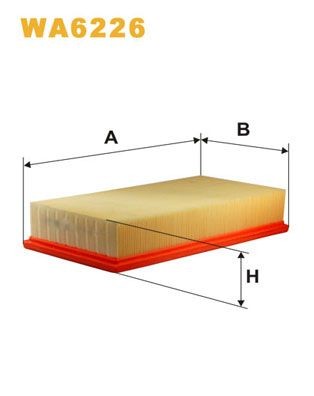 WIX FILTERS WA6226: Õhufilter