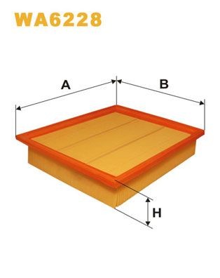 WIX FILTERS WA6228: Õhufilter